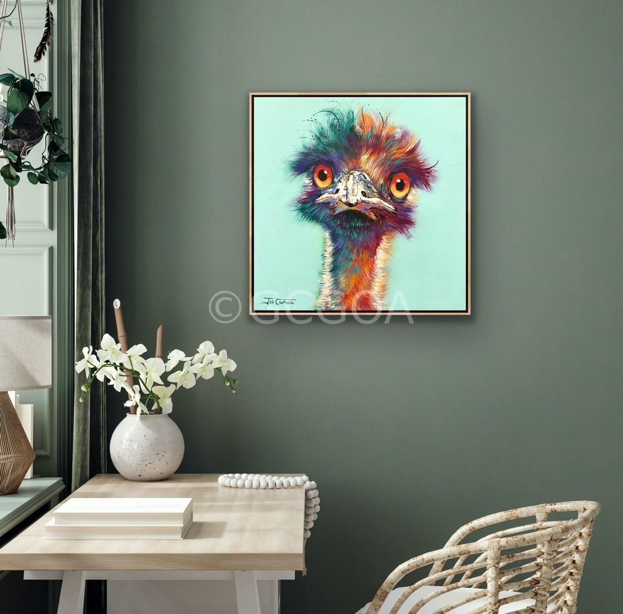 Emu 129 - Original Art - Gold Coast Gallery Of ArtJos Coufreur
