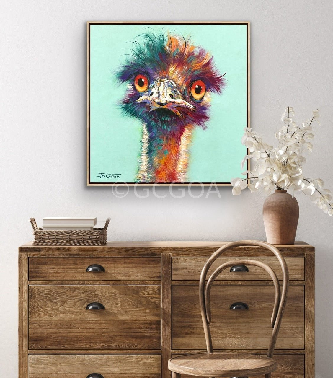 Emu 129 - Original Art - Gold Coast Gallery Of ArtJos Coufreur