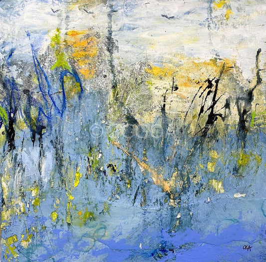 Estuary Reflections 1 - Original Art - Gold Coast Gallery Of ArtOlivia Alexander
