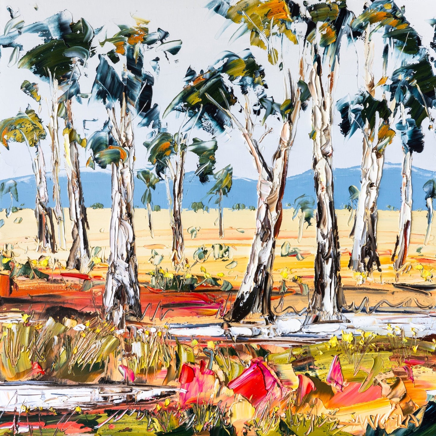 Family Land - Fine Art Print - Gold Coast Gallery Of ArtAngela Hawkey