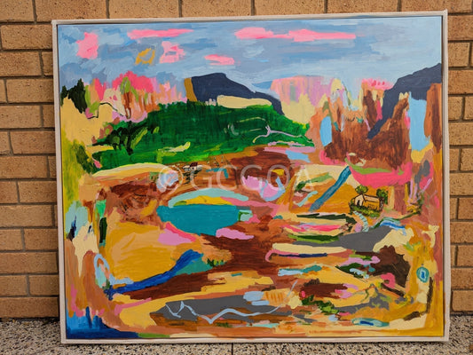 Family Weekend - Original Art - Gold Coast Gallery Of ArtAlpana Rai
