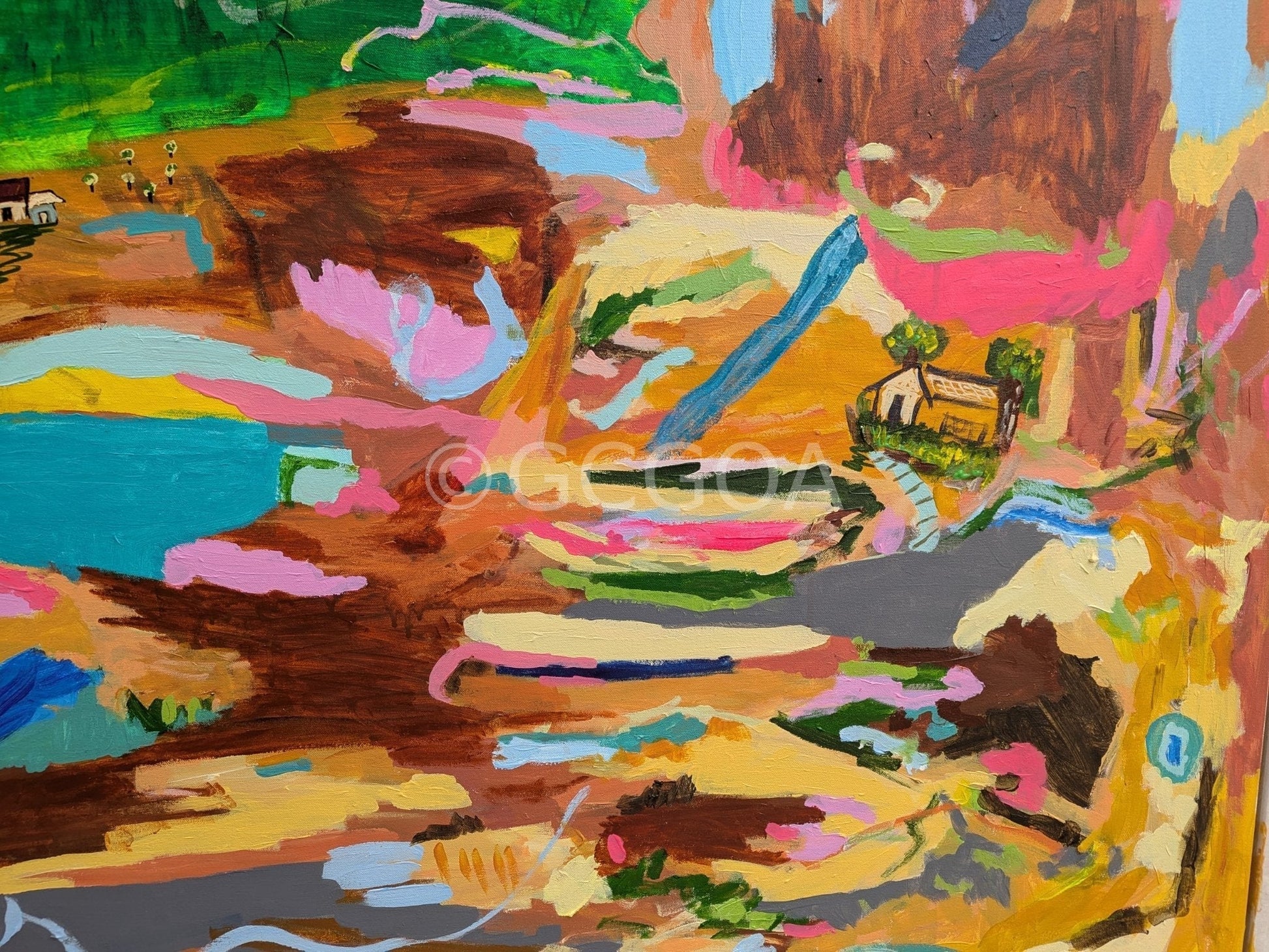 Family Weekend - Original Art - Gold Coast Gallery Of ArtAlpana Rai
