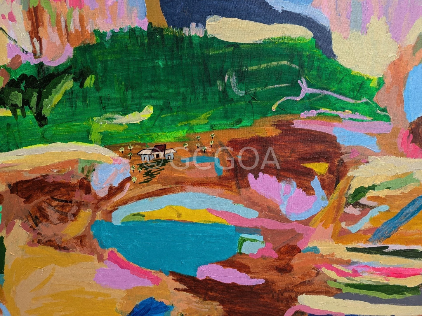 Family Weekend - Original Art - Gold Coast Gallery Of ArtAlpana Rai