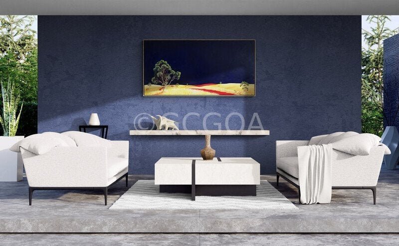 Far Away On The Red Road - Original Art - Gold Coast Gallery Of ArtLucinda Leveille