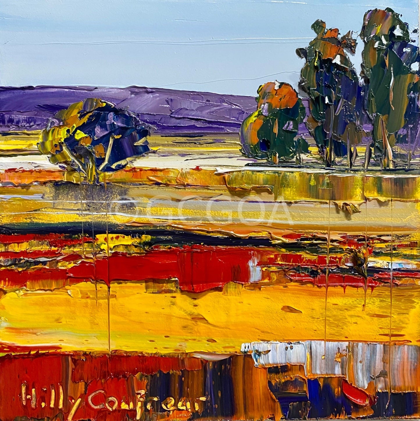 Farm Landscape 11 - Gold Coast Gallery Of ArtHilly Coufreur