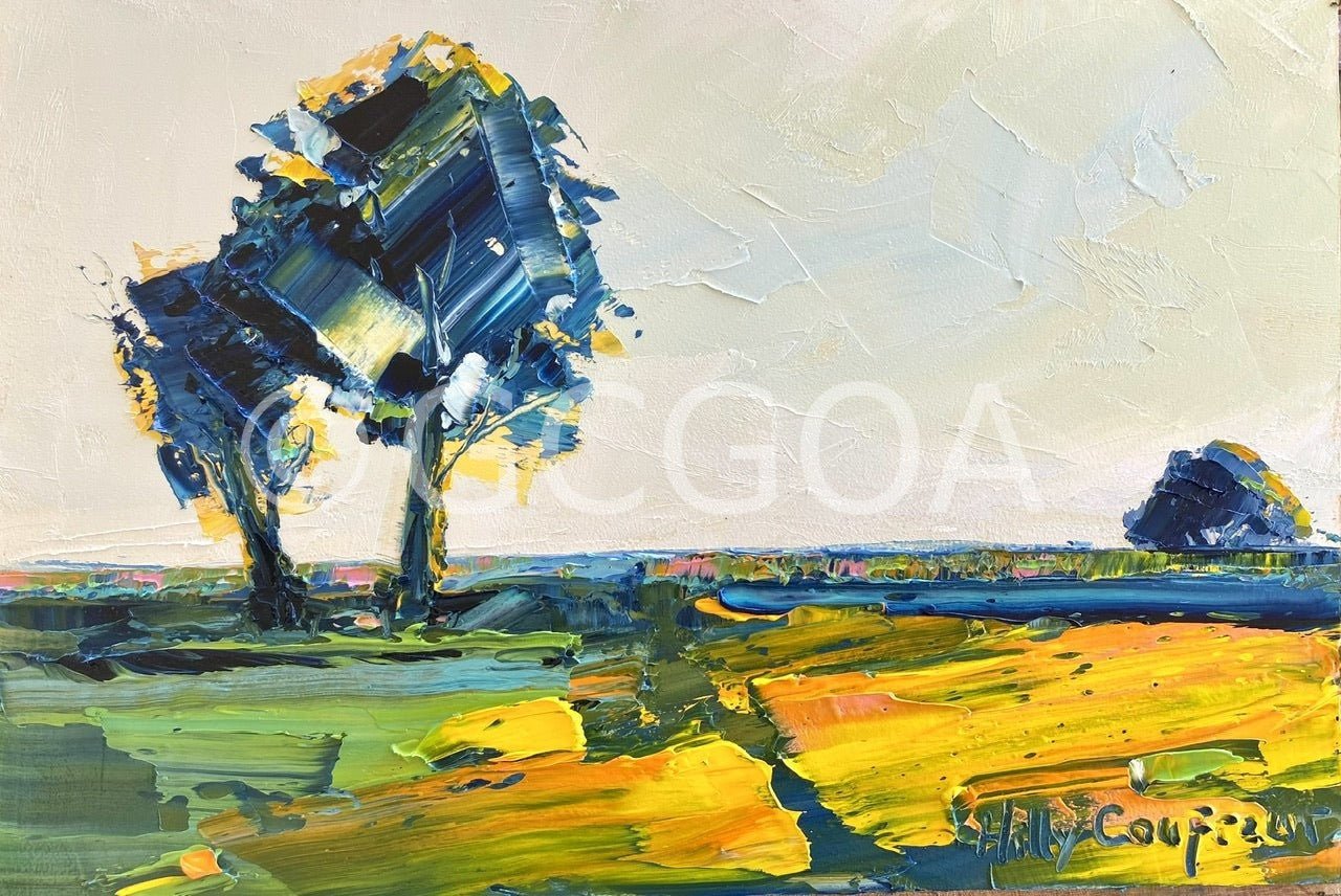 Farm Landscape 27 - Plein Air - Gold Coast Gallery Of ArtHilly Coufreur