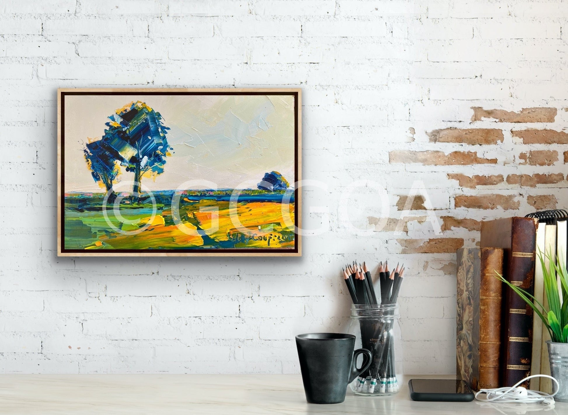 Farm Landscape 27 - Plein Air - Gold Coast Gallery Of ArtHilly Coufreur