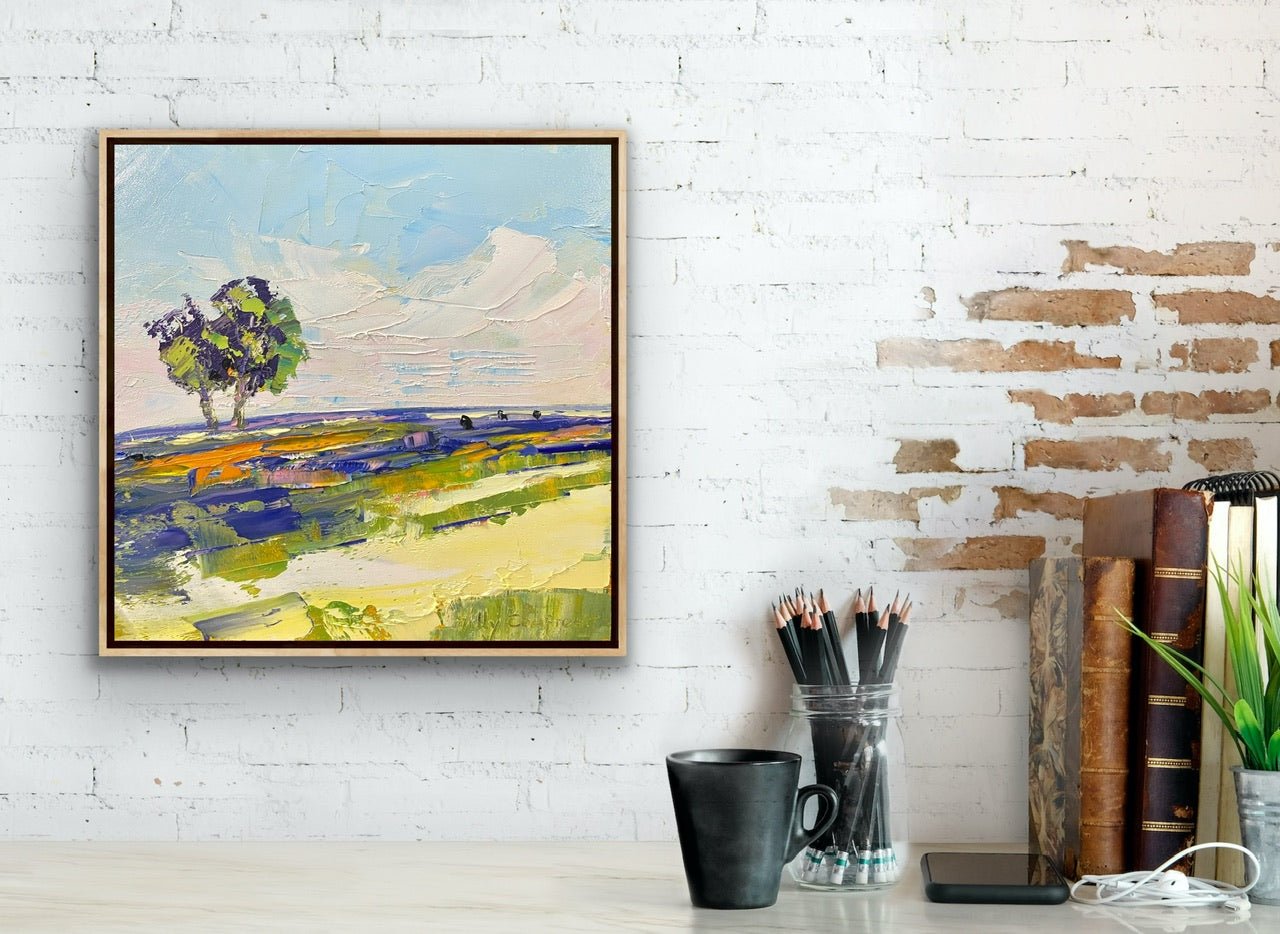 Farm Landscape 30 - Plein Air - Gold Coast Gallery Of ArtHilly Coufreur