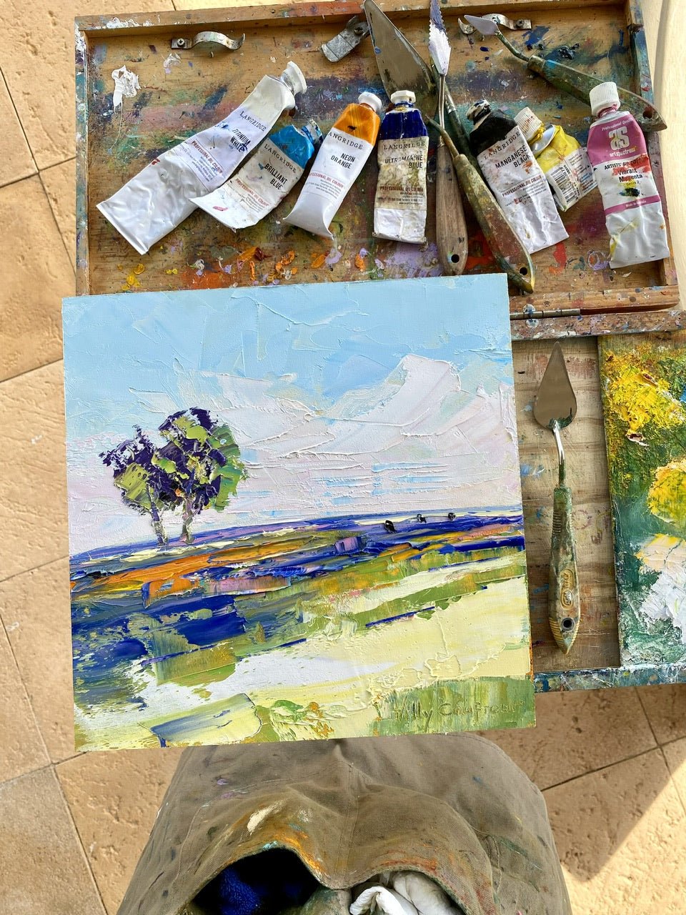 Farm Landscape 30 - Plein Air - Gold Coast Gallery Of ArtHilly Coufreur