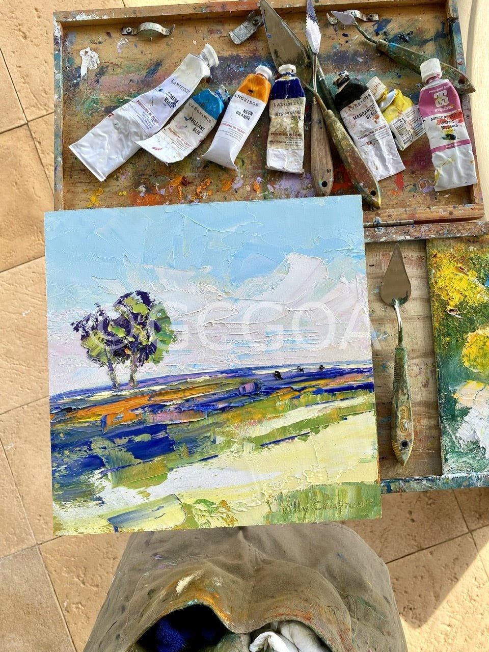 Farm Landscape 30 - Plein Air - Gold Coast Gallery Of ArtHilly Coufreur