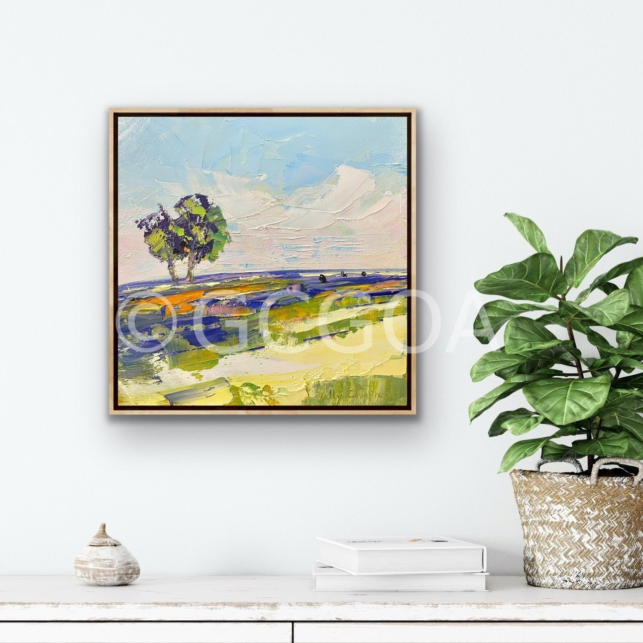 Farm Landscape 30 - Plein Air - Gold Coast Gallery Of ArtHilly Coufreur