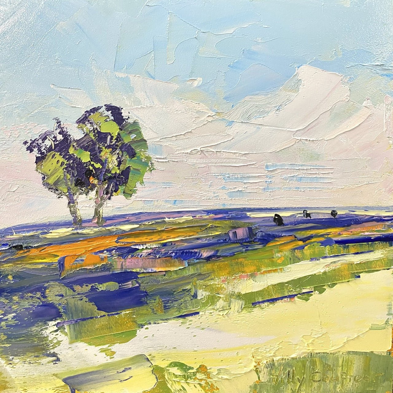 Farm Landscape 30 - Plein Air - Gold Coast Gallery Of ArtHilly Coufreur