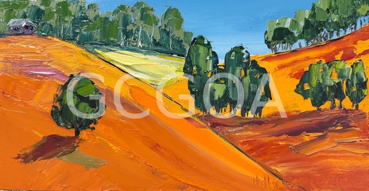 Farm Landscape - Gold Coast Gallery Of ArtHilly Coufreur