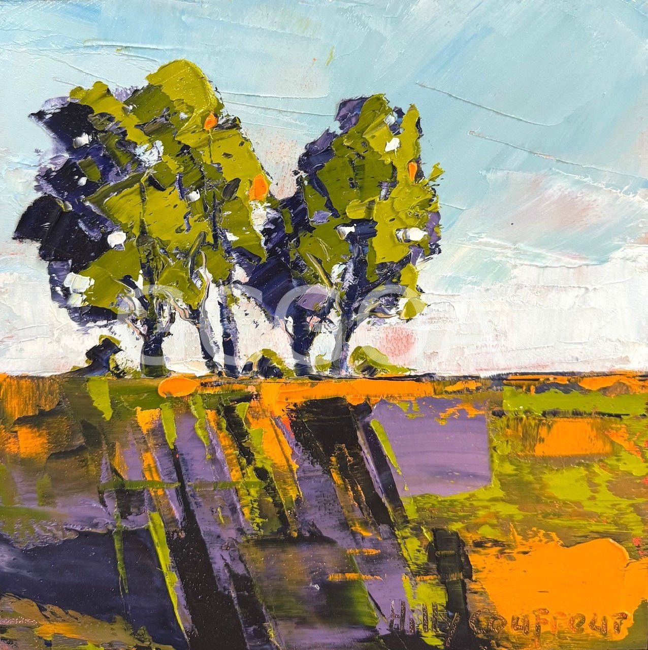 Farm Landscape 32 - Gold Coast Gallery Of ArtHilly Coufreur