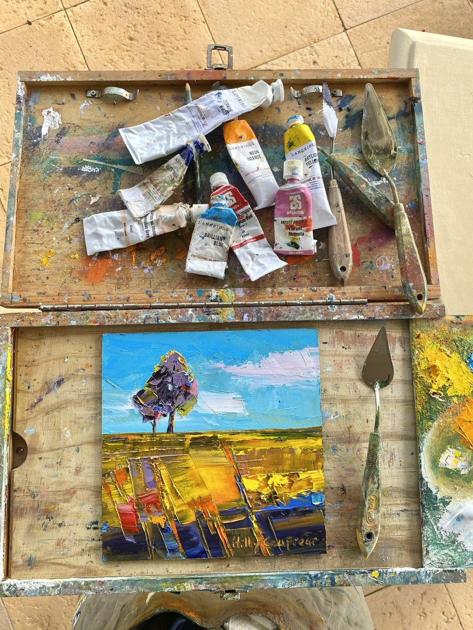 Farm Landscape 33 - Plein Air - Gold Coast Gallery Of ArtHilly Coufreur