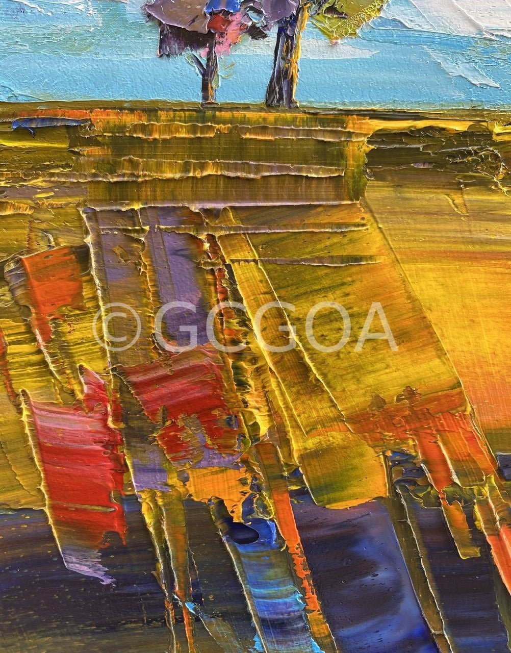 Farm Landscape 33 - Plein Air - Gold Coast Gallery Of ArtHilly Coufreur