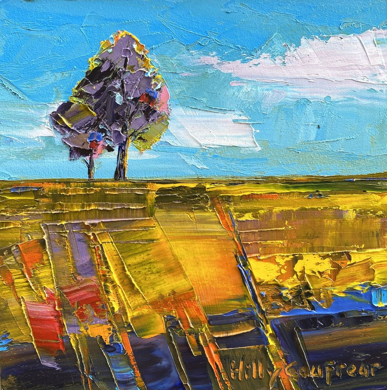 Farm Landscape 33 - Plein Air - Gold Coast Gallery Of ArtHilly Coufreur