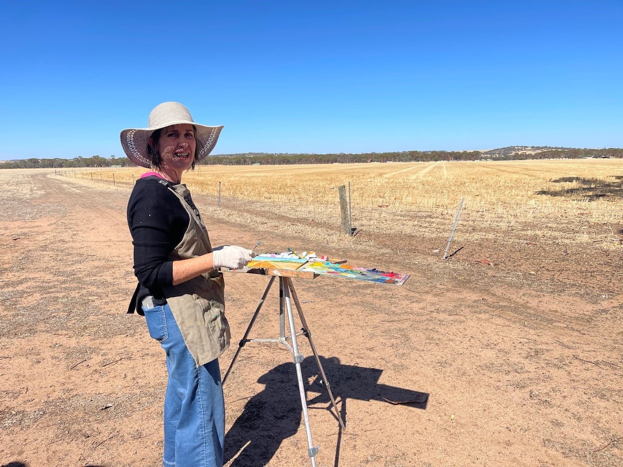 Farm Landscape 34 - Plein Air - Gold Coast Gallery Of ArtHilly Coufreur