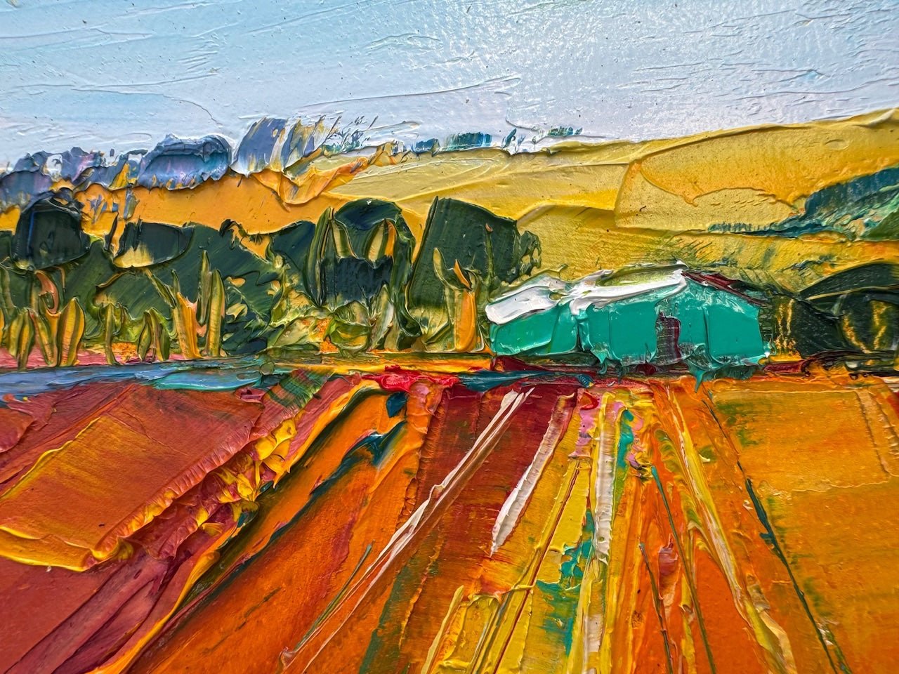 Farm Landscape 34 - Plein Air - Gold Coast Gallery Of ArtHilly Coufreur