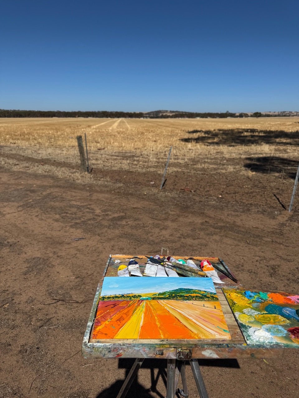 Farm Landscape 34 - Plein Air - Gold Coast Gallery Of ArtHilly Coufreur