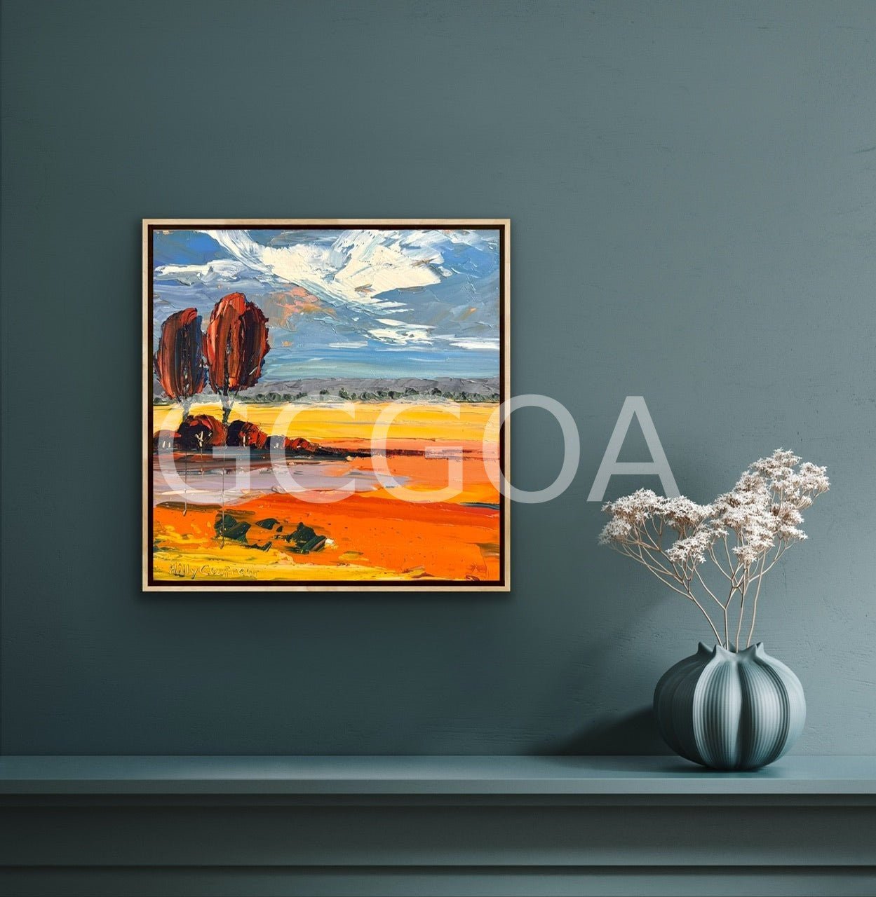 Farm Landscape 39 - Gold Coast Gallery Of ArtHilly Coufreur
