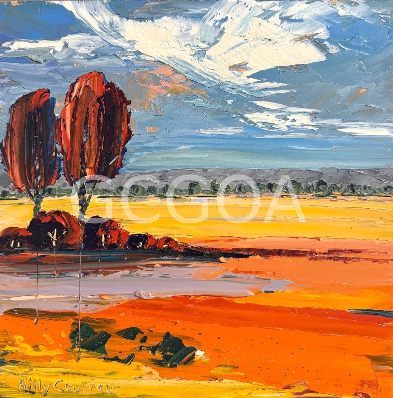Farm Landscape 39 - Gold Coast Gallery Of ArtHilly Coufreur