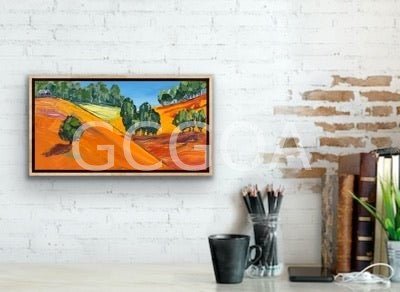 Farm Landscape - Gold Coast Gallery Of ArtHilly Coufreur