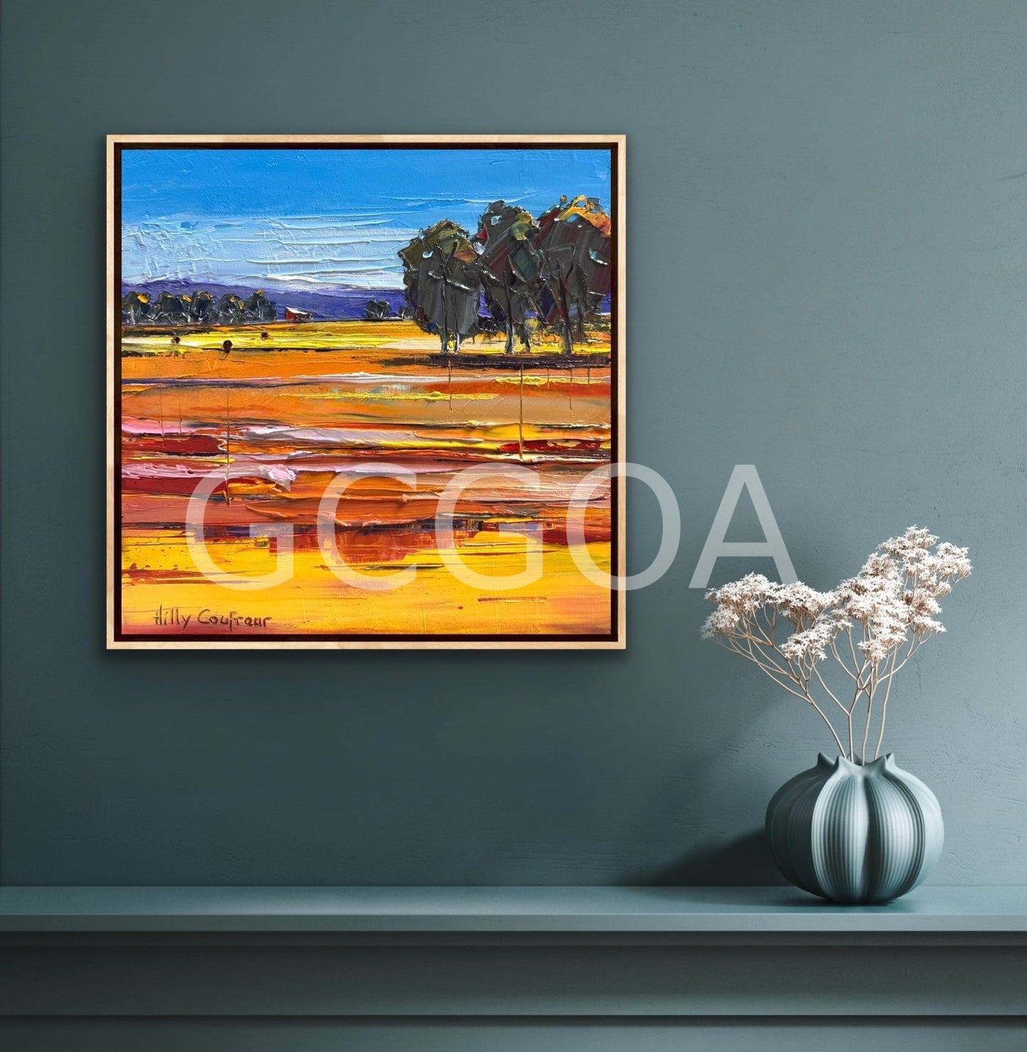 Farm Landscape 48 - Gold Coast Gallery Of ArtHilly Coufreur