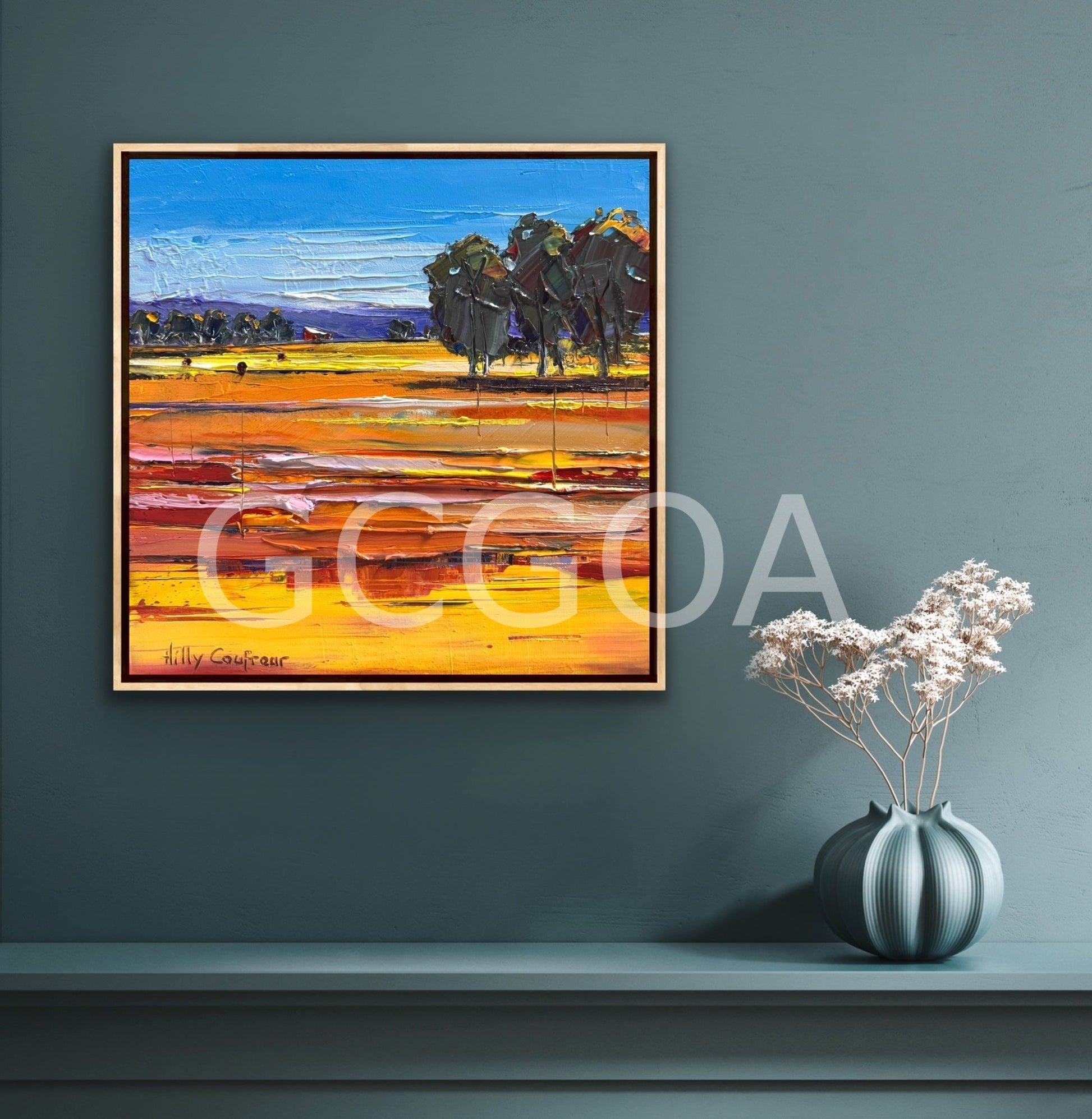 Farm Landscape 48 - Gold Coast Gallery Of ArtHilly Coufreur