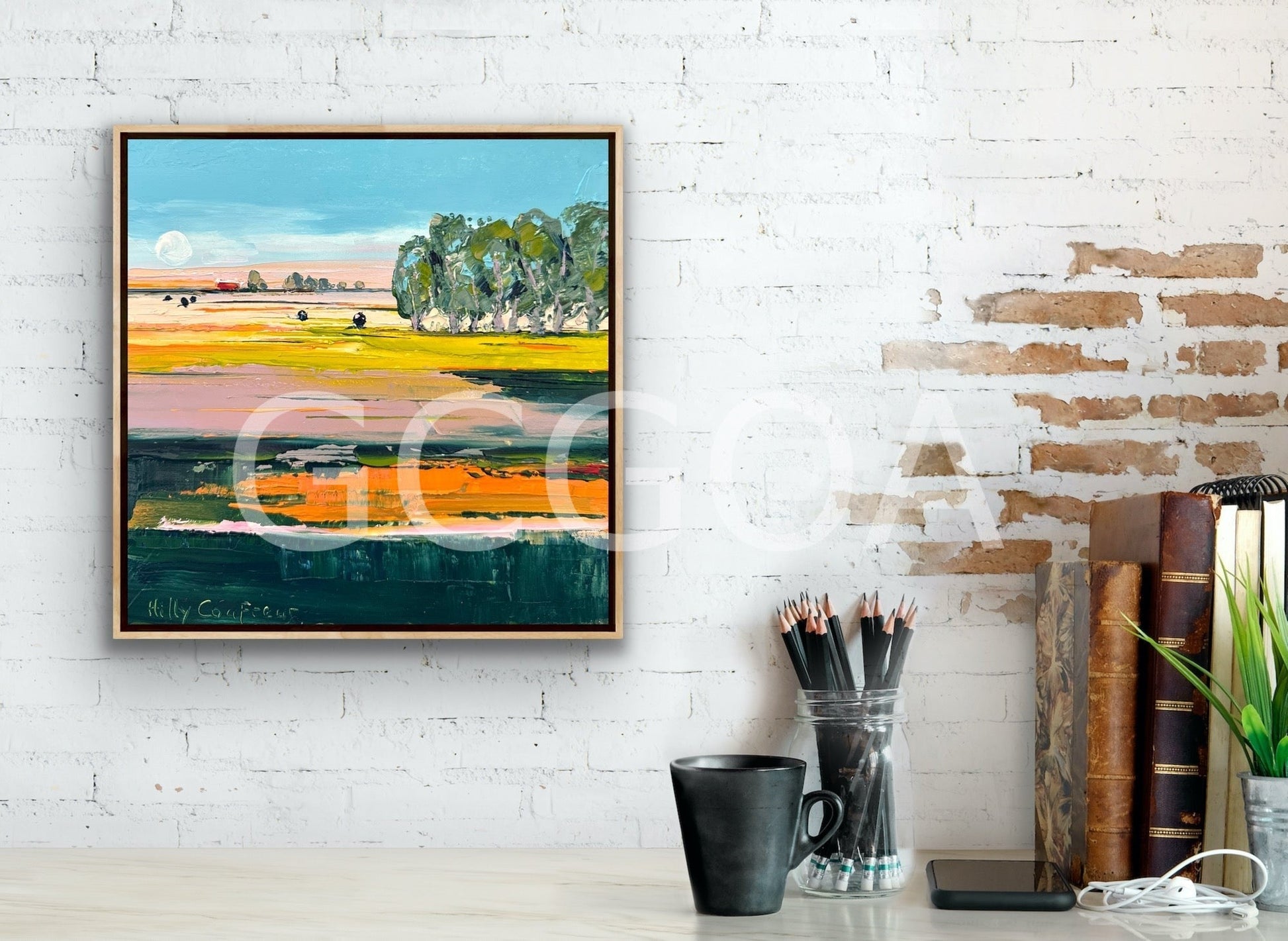 Farm Landscape 53 - Gold Coast Gallery Of ArtHilly Coufreur