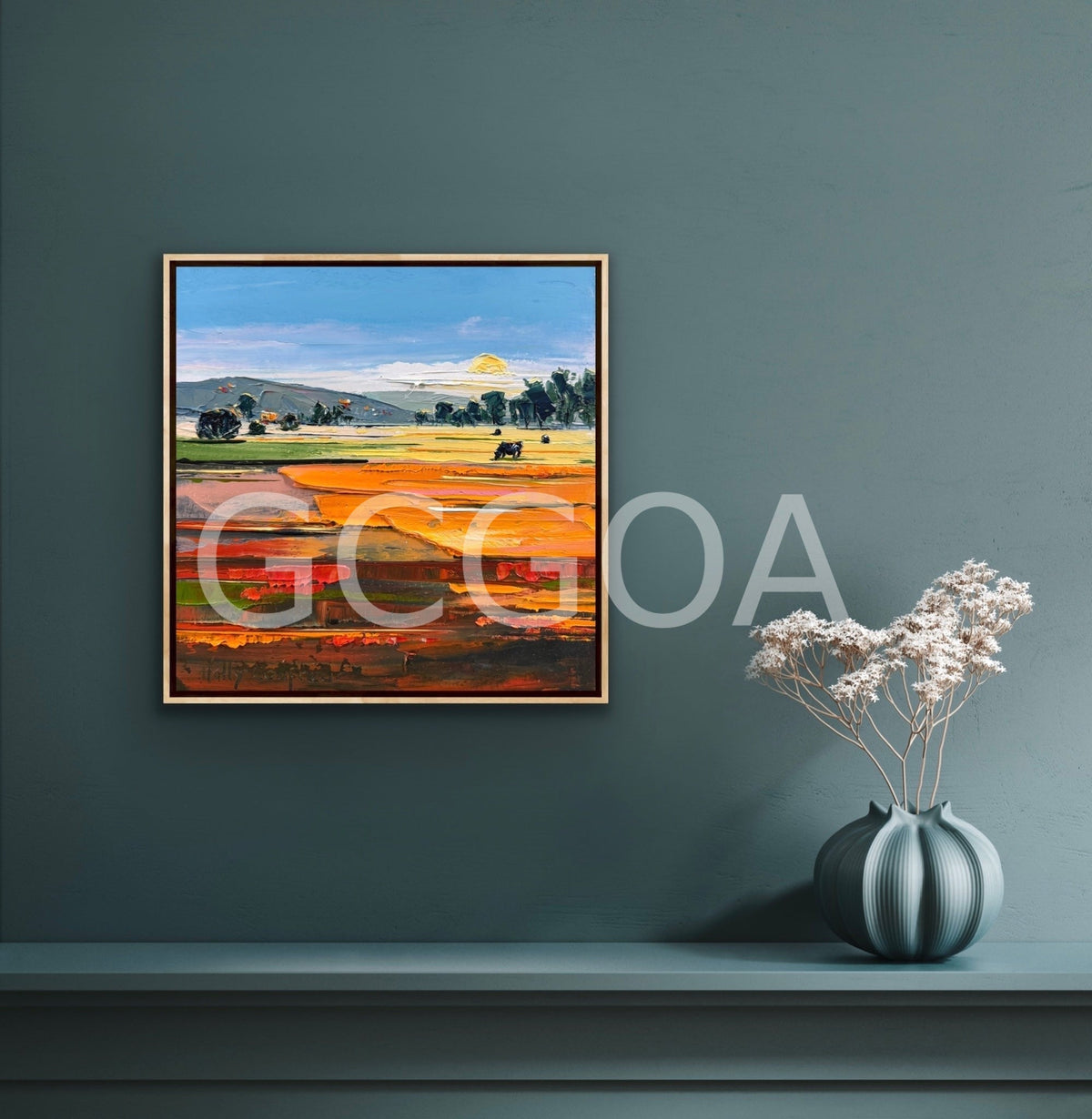 Farm Landscape 66 - Gold Coast Gallery Of ArtHilly Coufreur