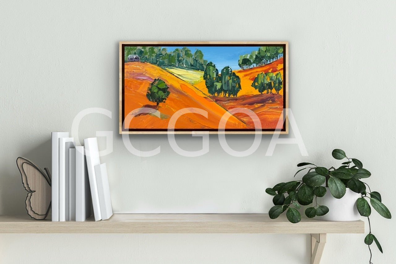 Farm Landscape - Gold Coast Gallery Of ArtHilly Coufreur