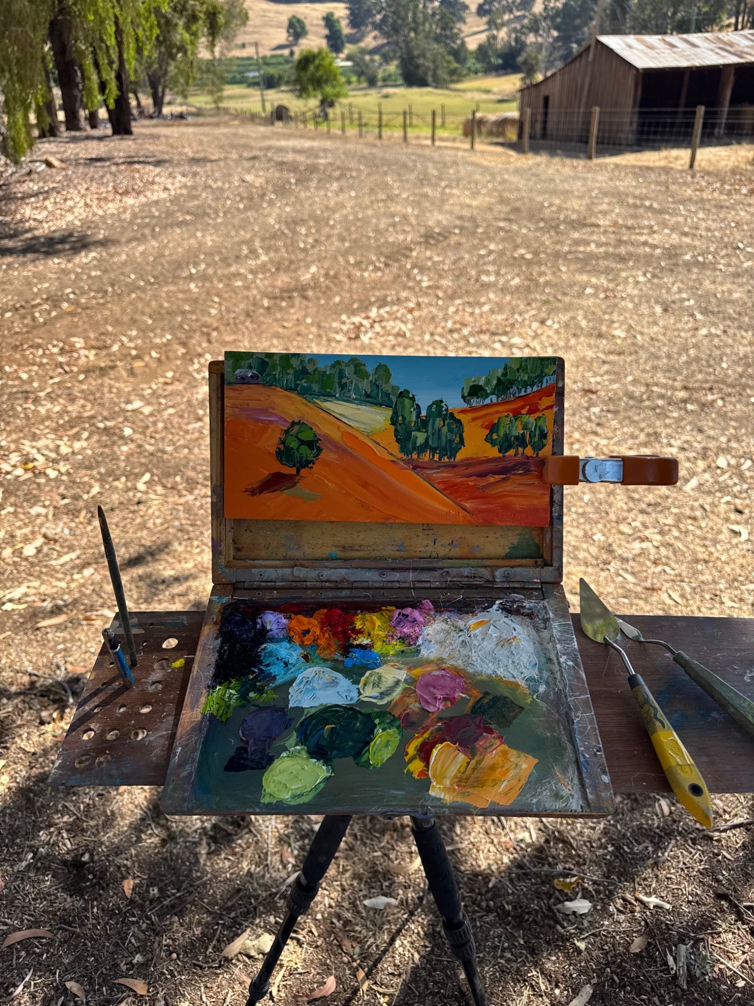 Farm Landscape - Gold Coast Gallery Of ArtHilly Coufreur