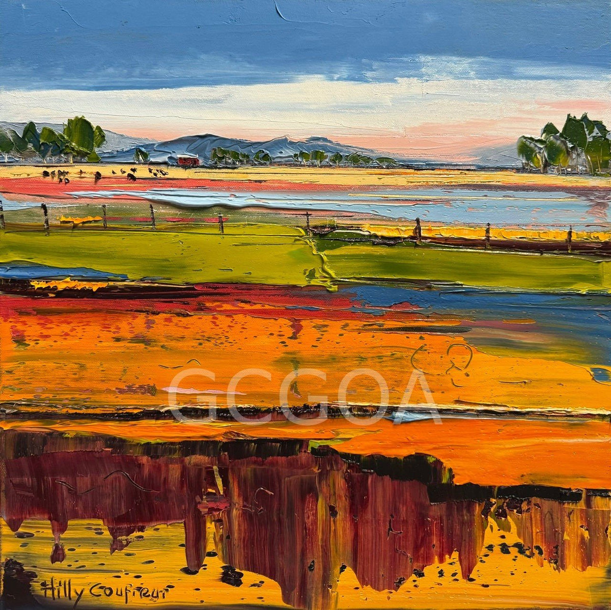 Farm Landscape 71 - Gold Coast Gallery Of ArtHilly Coufreur