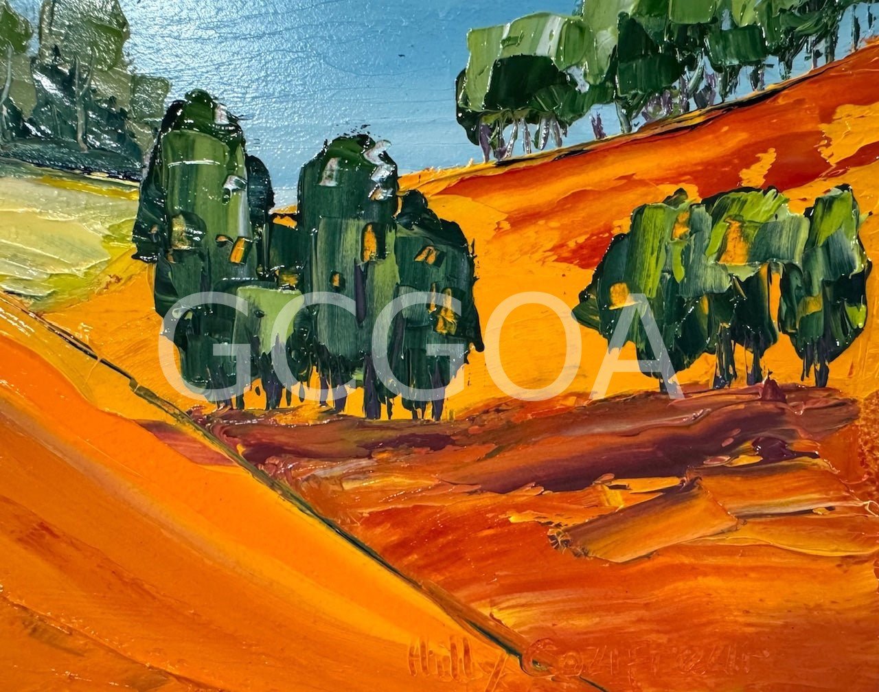 Farm Landscape - Gold Coast Gallery Of ArtHilly Coufreur