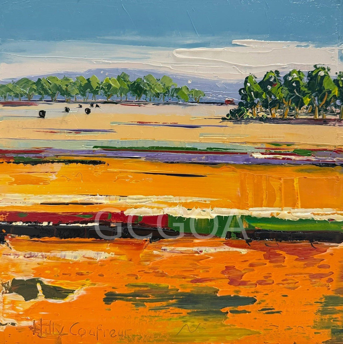 Farm Landscape 75 - Gold Coast Gallery Of ArtHilly Coufreur