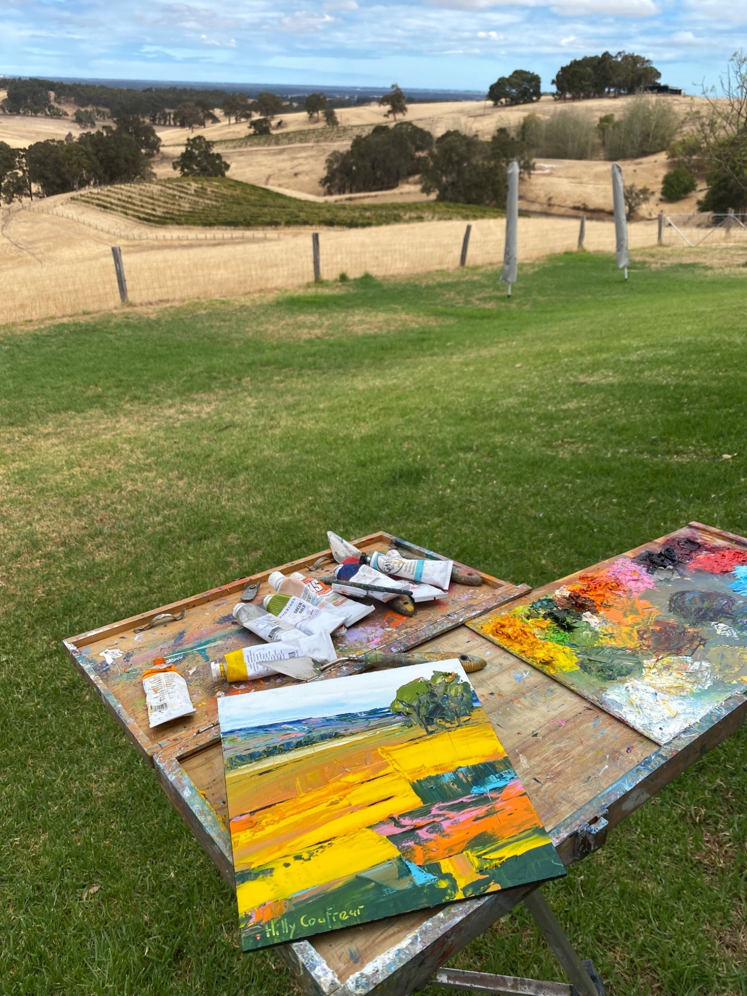Ferguson Valley - Plein Air - Gold Coast Gallery Of ArtHilly Coufreur