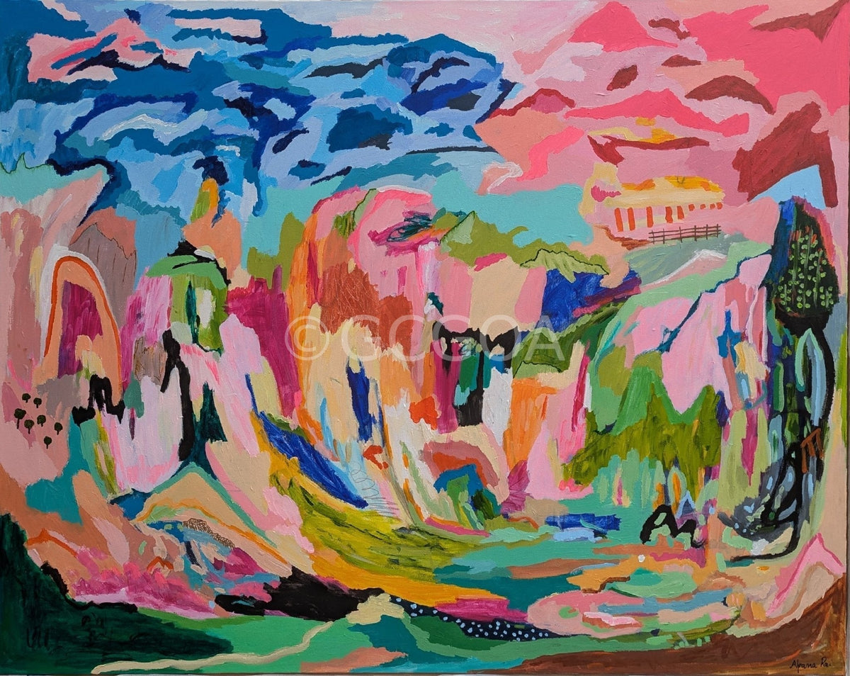 Festive Kind of Day - Original Art - Gold Coast Gallery Of ArtAlpana Rai