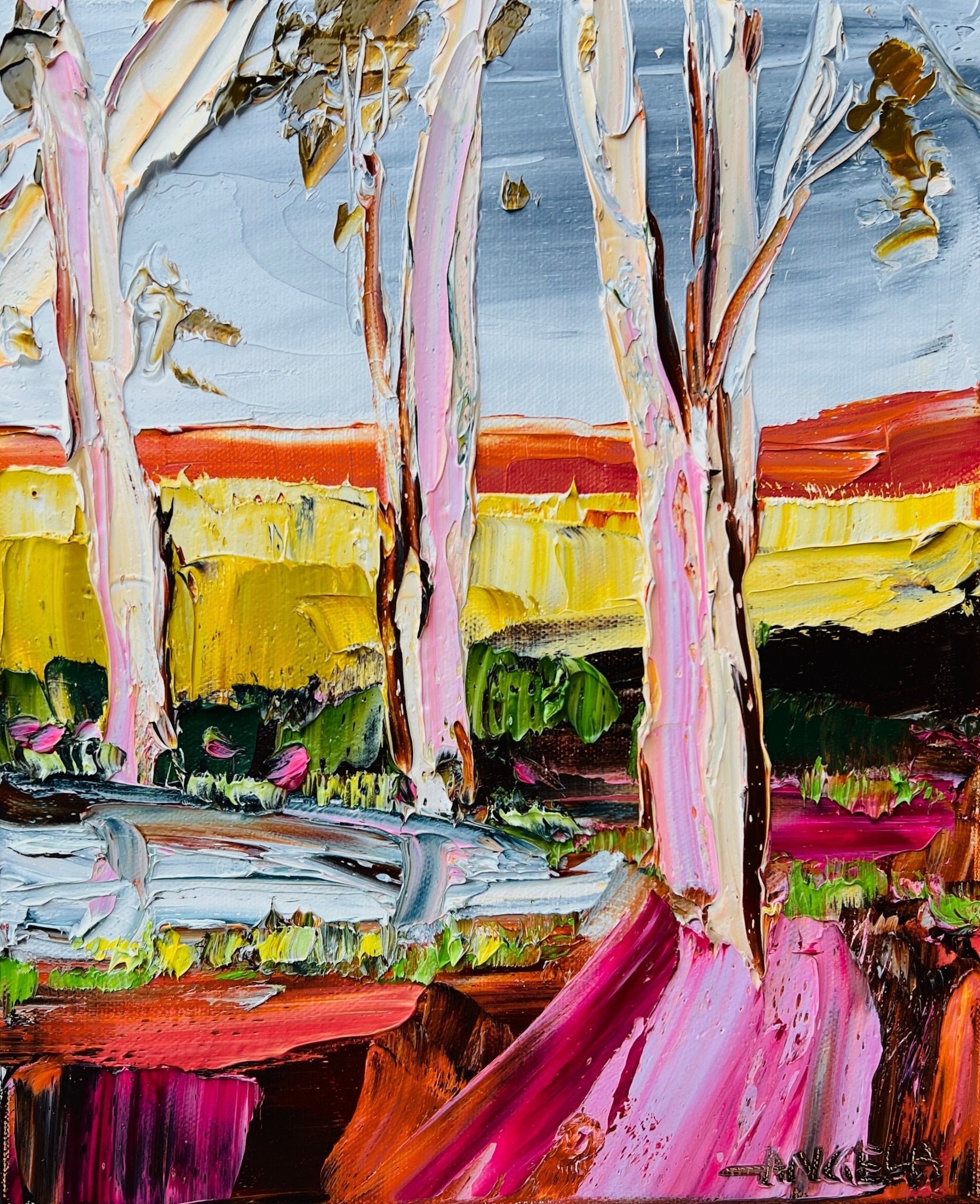 Fields of Quiet Fire 3 - Gold Coast Gallery Of ArtAngela Hawkey