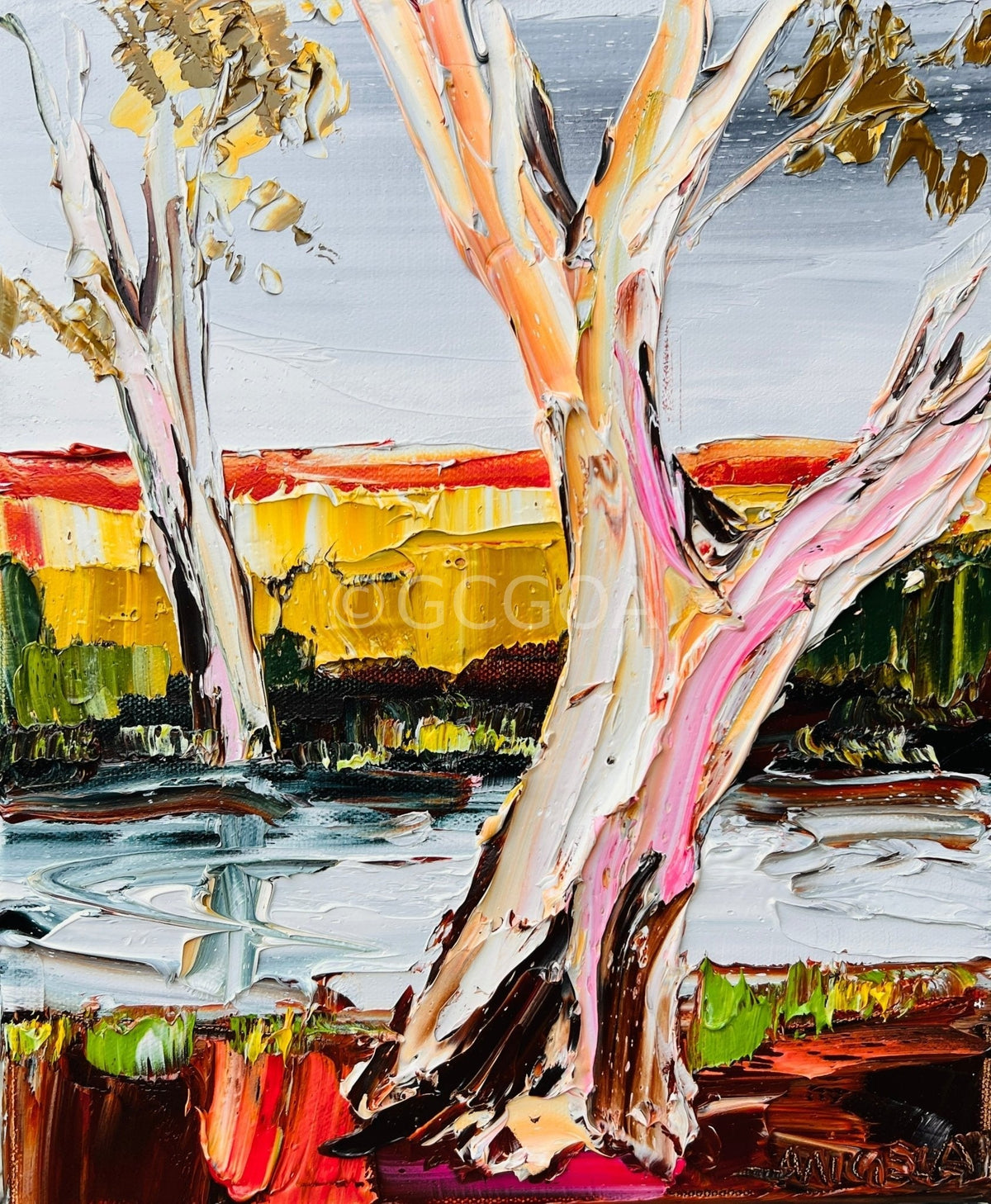 Fields of Quiet Fire 3 - Gold Coast Gallery Of ArtAngela Hawkey