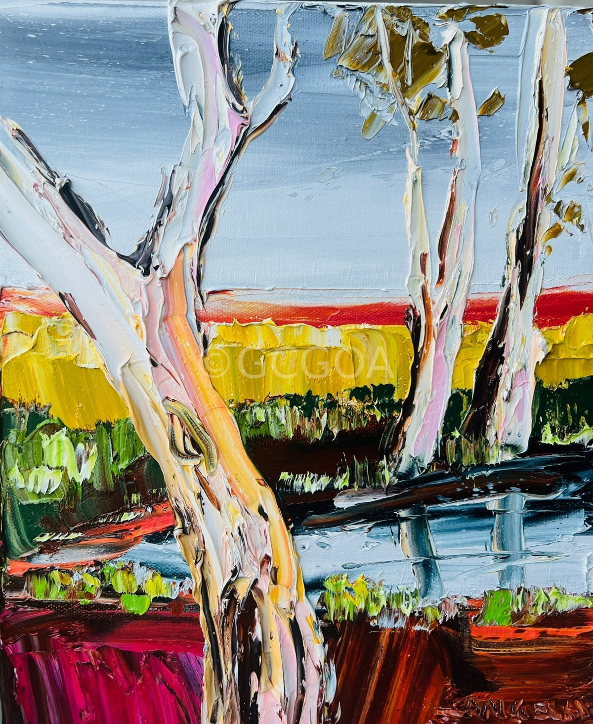 Fields of Quiet Fire - Gold Coast Gallery Of ArtAngela Hawkey