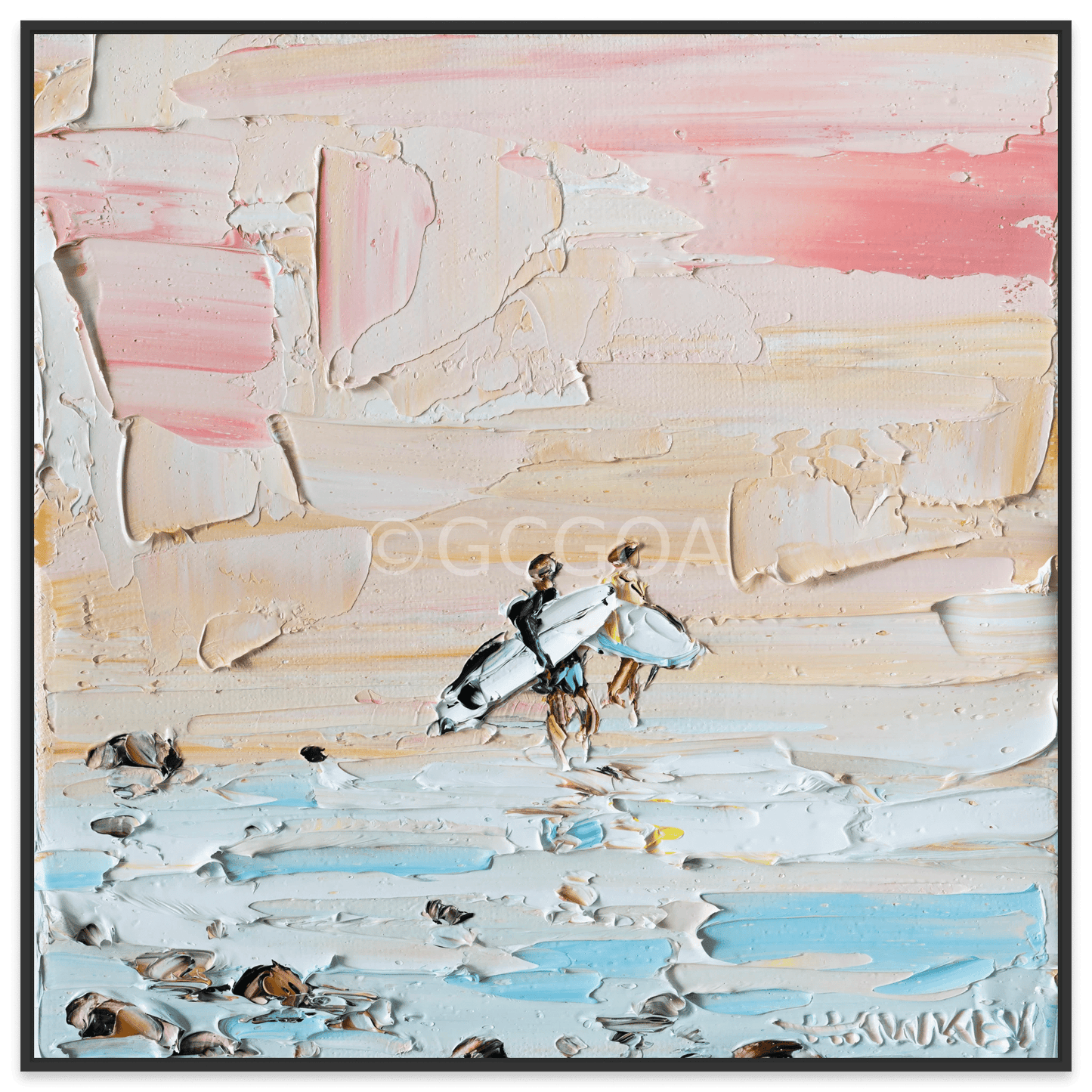 First Dip - Fine Art Print - Gold Coast Gallery Of ArtAngela Hawkey