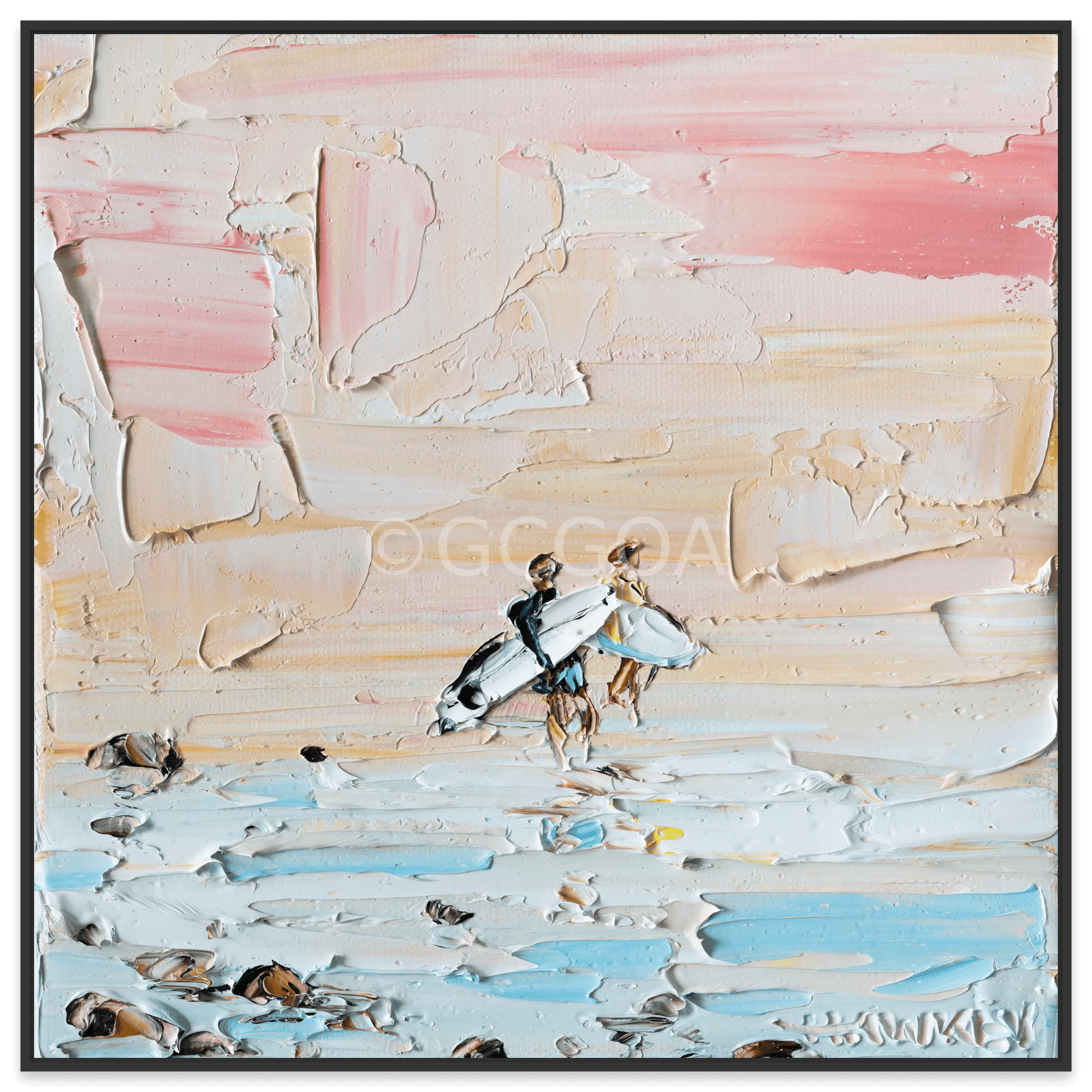 First Dip - Fine Art Print - Gold Coast Gallery Of ArtAngela Hawkey