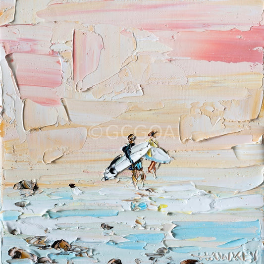 First Dip - Fine Art Print - Gold Coast Gallery Of ArtAngela Hawkey