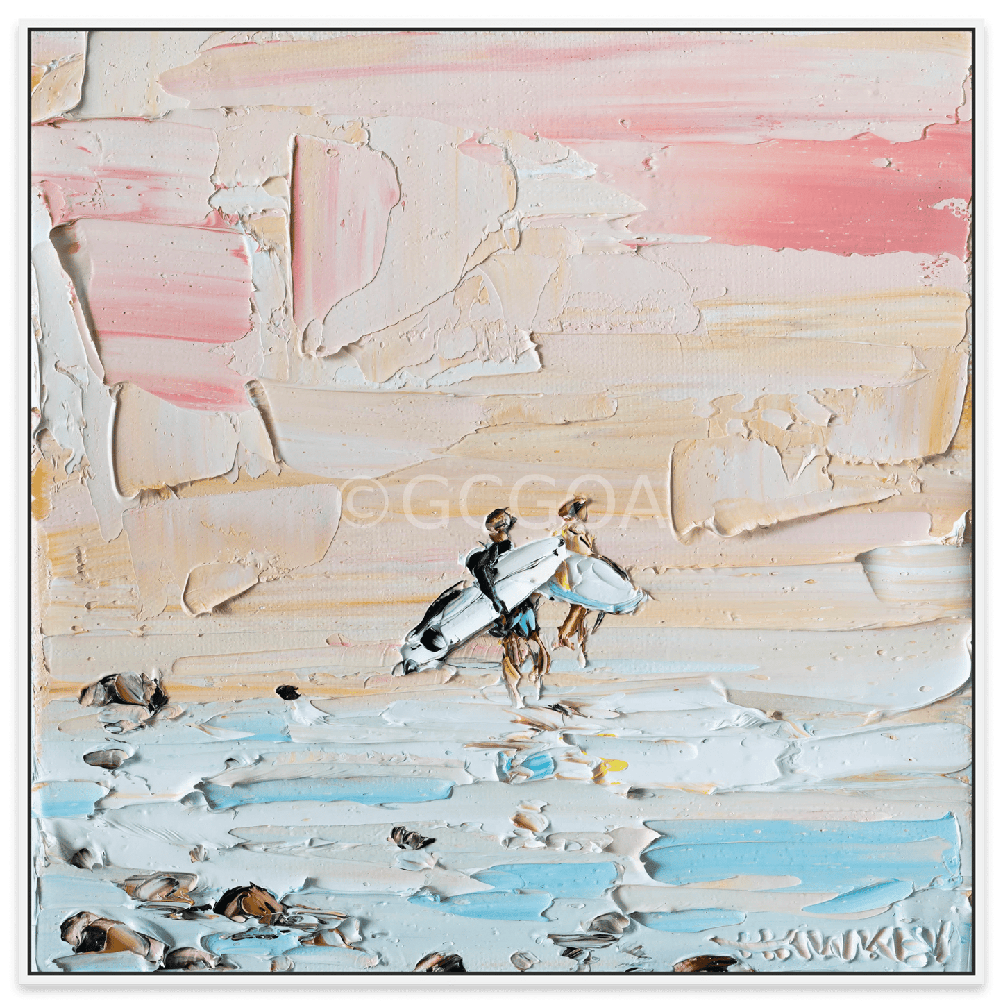 First Dip - Fine Art Print - Gold Coast Gallery Of ArtAngela Hawkey