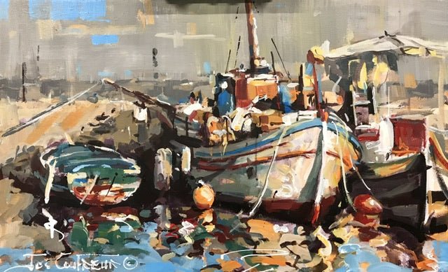 Fishing Boats - Original Art - Gold Coast Gallery Of ArtJos Coufreur