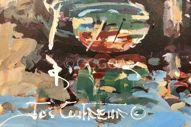Fishing Boats - Original Art - Gold Coast Gallery Of ArtJos Coufreur