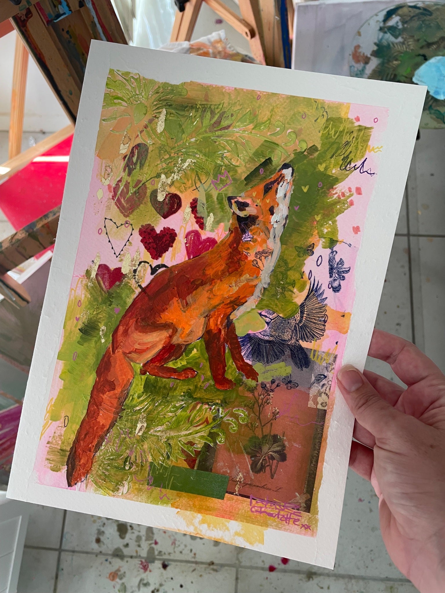 Flightless Bird ( Red Fox Artist Study ) - Gold Coast Gallery Of ArtNatasha Charlotte