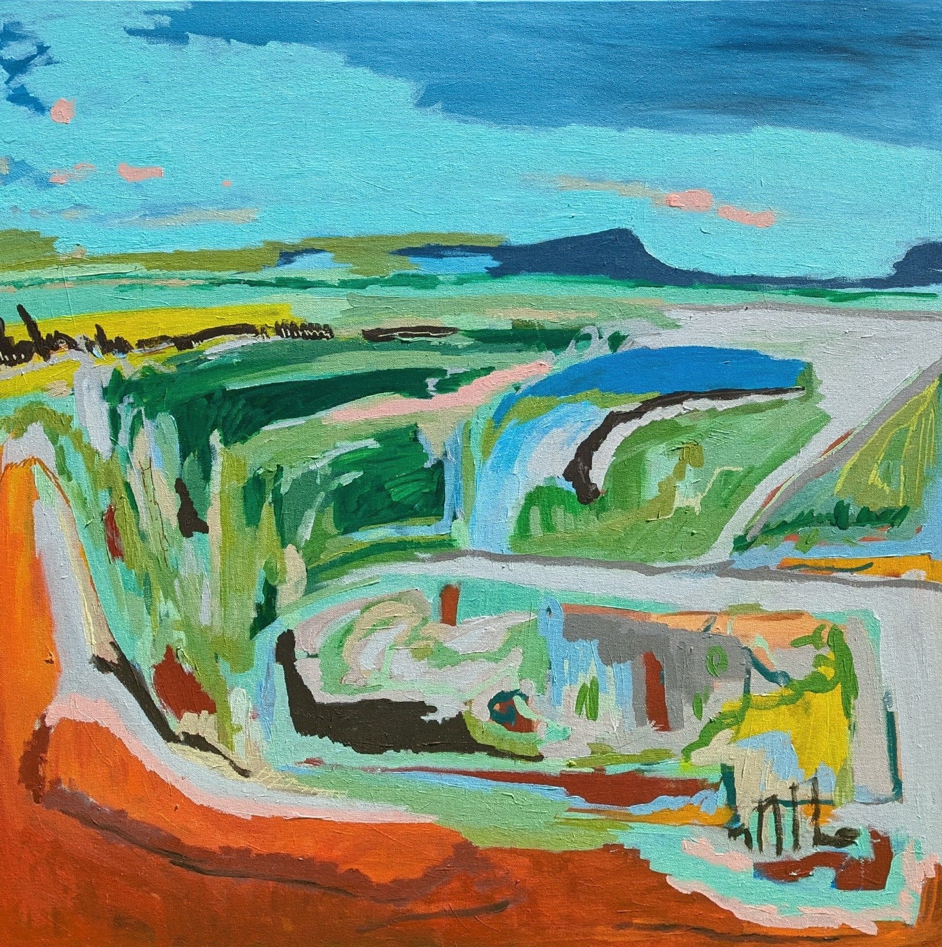 Flow of Horizons - Original Art - Gold Coast Gallery Of ArtAlpana Rai