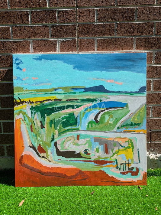 Flow of Horizons- Original Art - Gold Coast Gallery Of ArtAlpana Rai